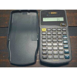Texas Instruments TI-30XA Scientific Calculator with Cover Instruction Sheet